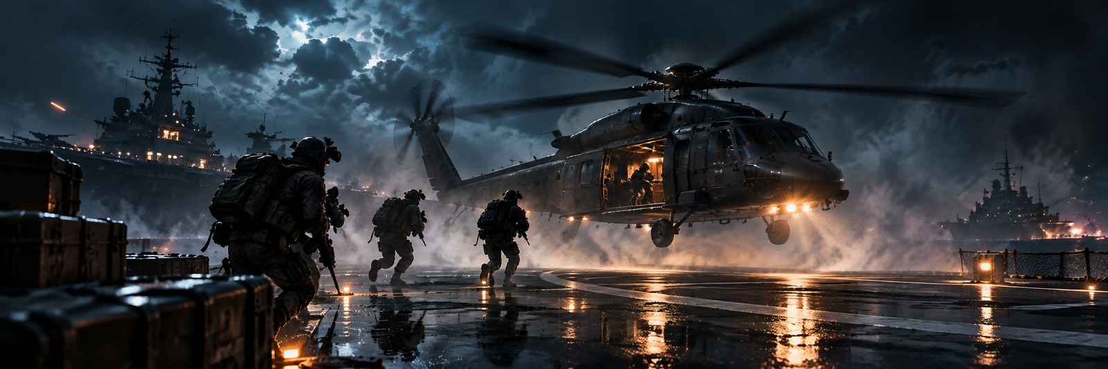 Carrier Flight Deck Night Extraction